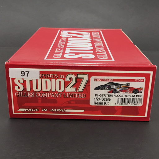 STUDIO27 1:24 オリジナルキットシリーズ No.60 F1-GTR LeMans EMI＆LOCTITE 1998